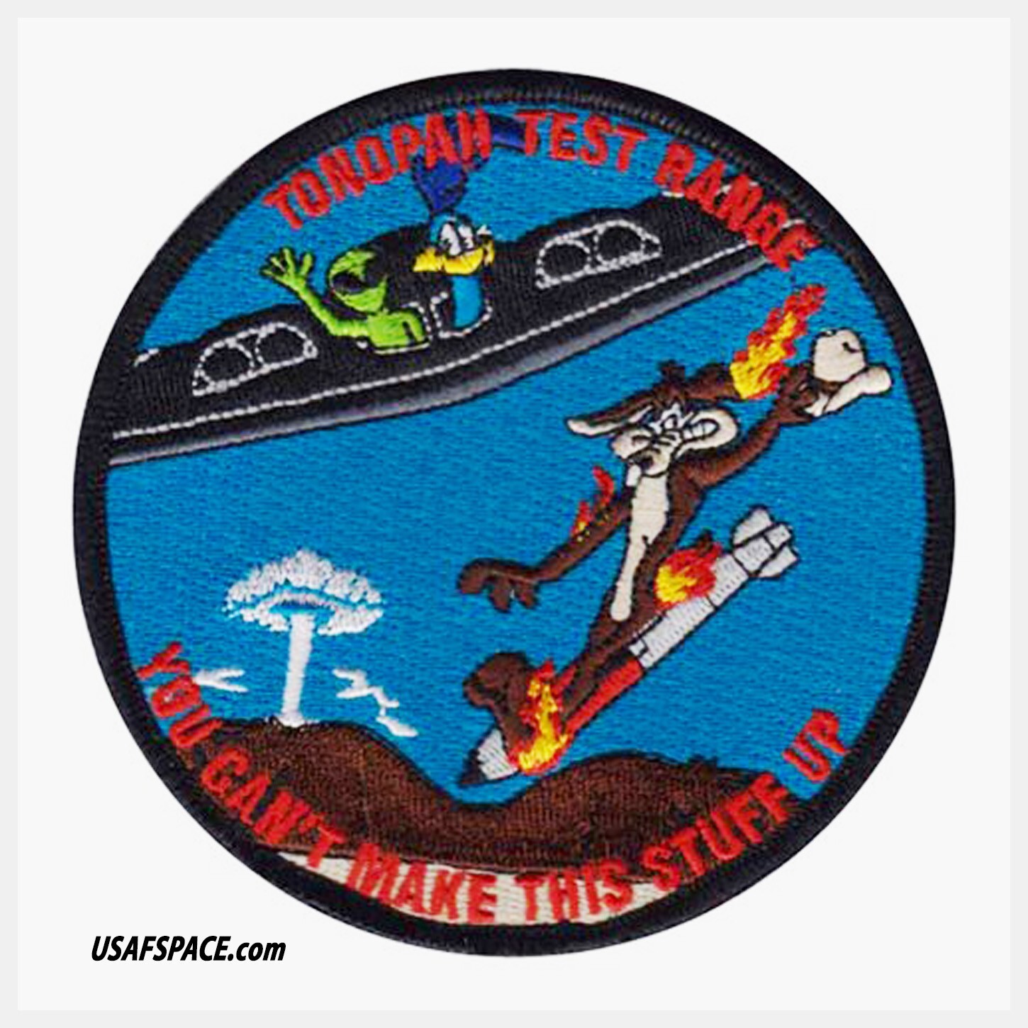 USAF TONOPAH TEST RANGE TTR -YOU CAN'T MAKE THIS  STUFF UP- B61-12 - VEL PATCH