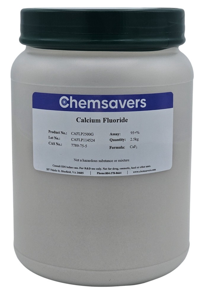 Calcium Fluoride, 95+%, 2.5kg