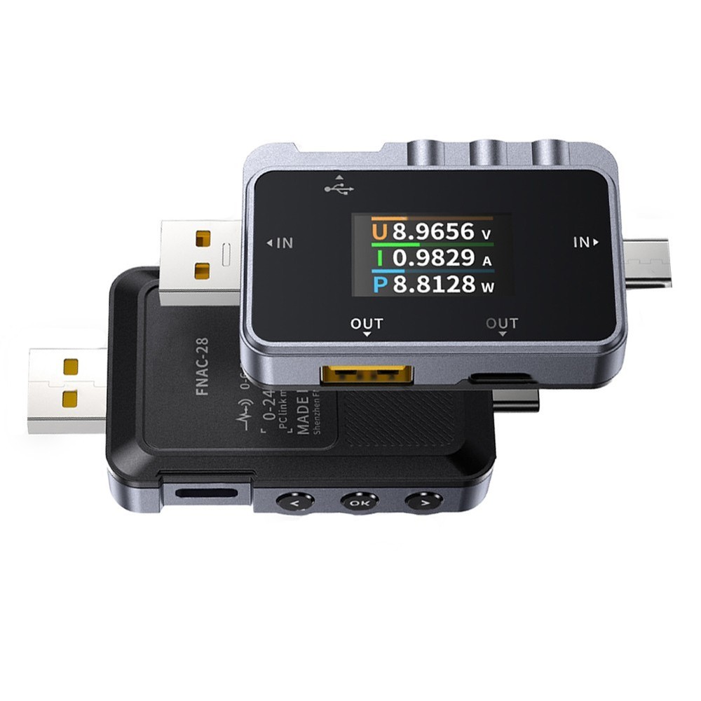 FNAC 28 USB Voltage Meter with Fast Charging Protocol Detection Features