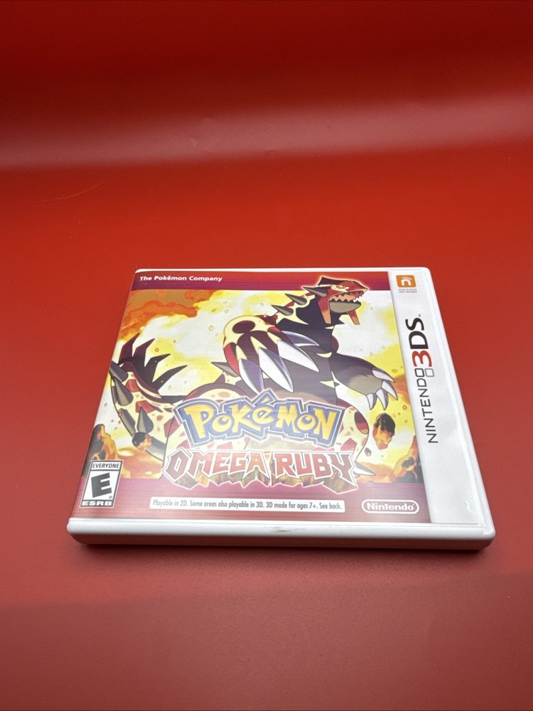 Pokemon Omega Ruby Nintendo 3DS Empty Case with Insert Only NO GAME