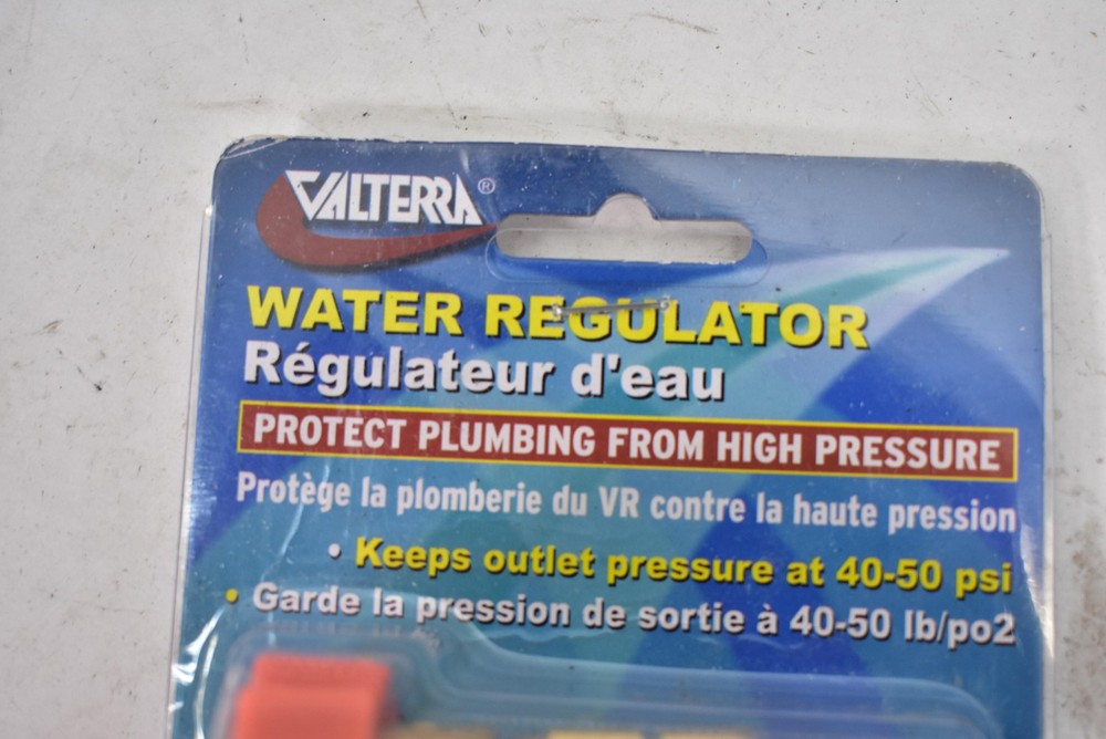 Valterra Water Regulator Lead Free Brass 40-50 PSI RV Camper Plumbing New