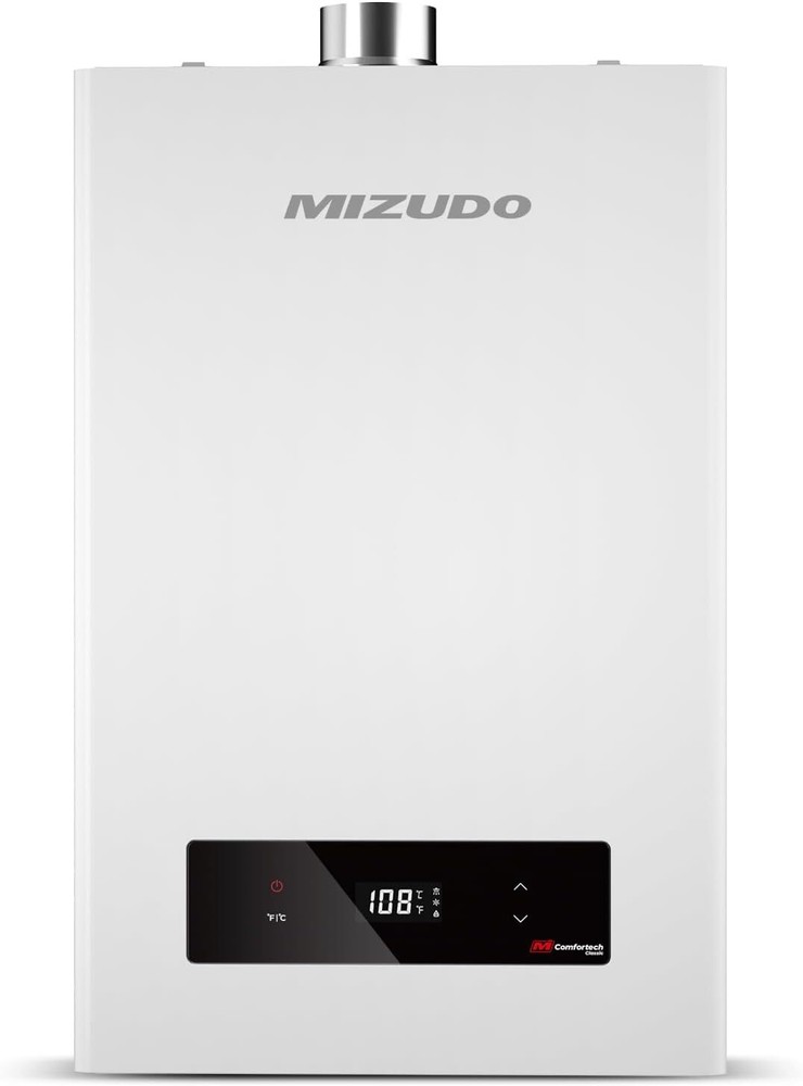 MIZUDO 7.5 GPM Natural Gas Tankless Water Heater Instant Hot Water 170,000 BTU