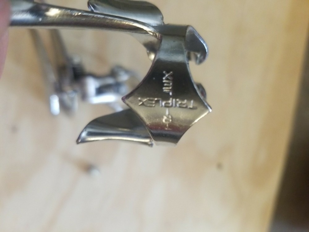 [7.40] Triplex Front Derailleur, Braze-on