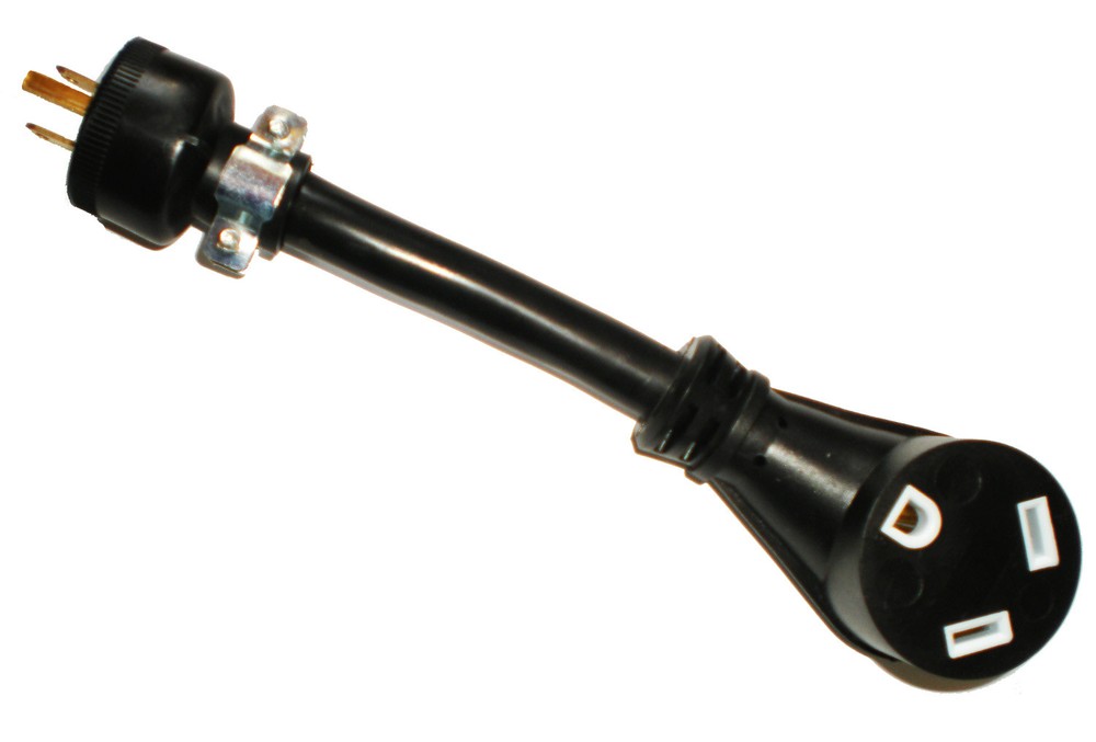 30 Amp Female to 15 Amp Male Dogbone Adapter RV Electrical Converter Cord Cable