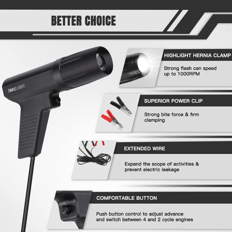 Engine Ignition Timing Light Car Motorcycle Engine timing Gun Light