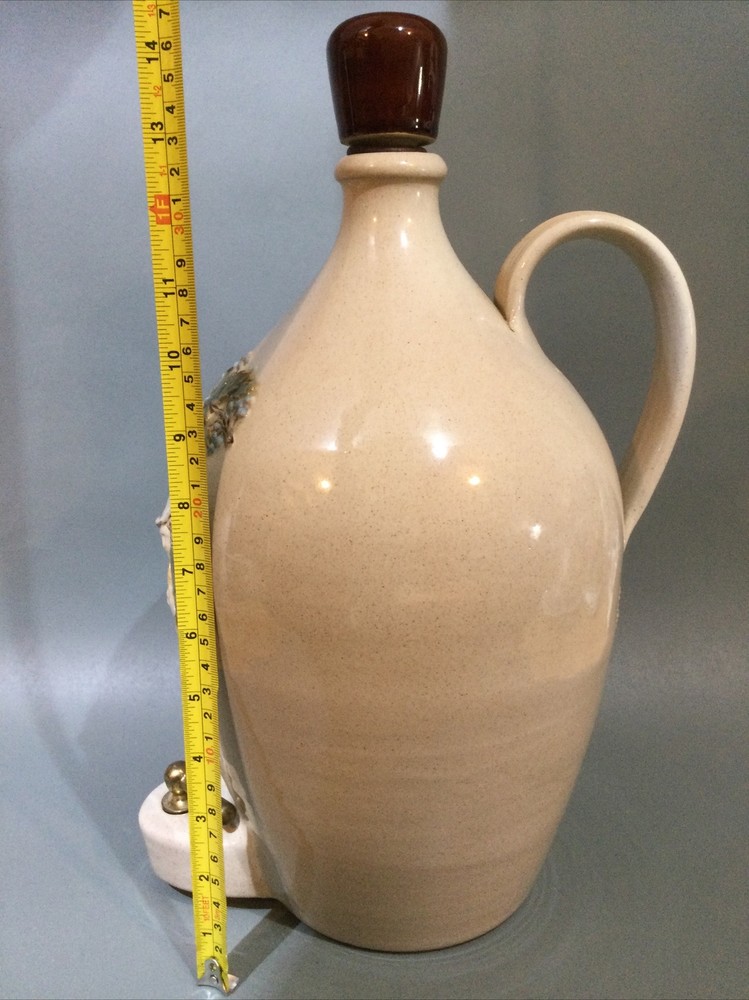 Vintage German Style Stoneware Large Flagon