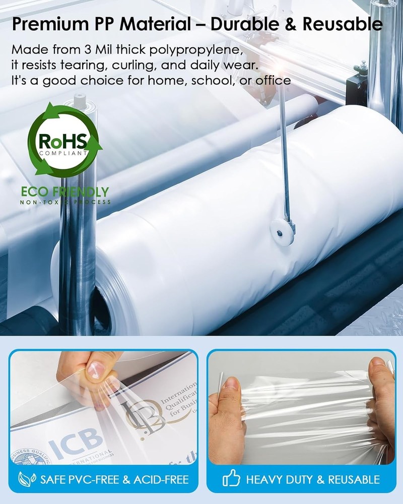 Sheet Protectors, Clear Loading Pa Protectors for 3 Ring