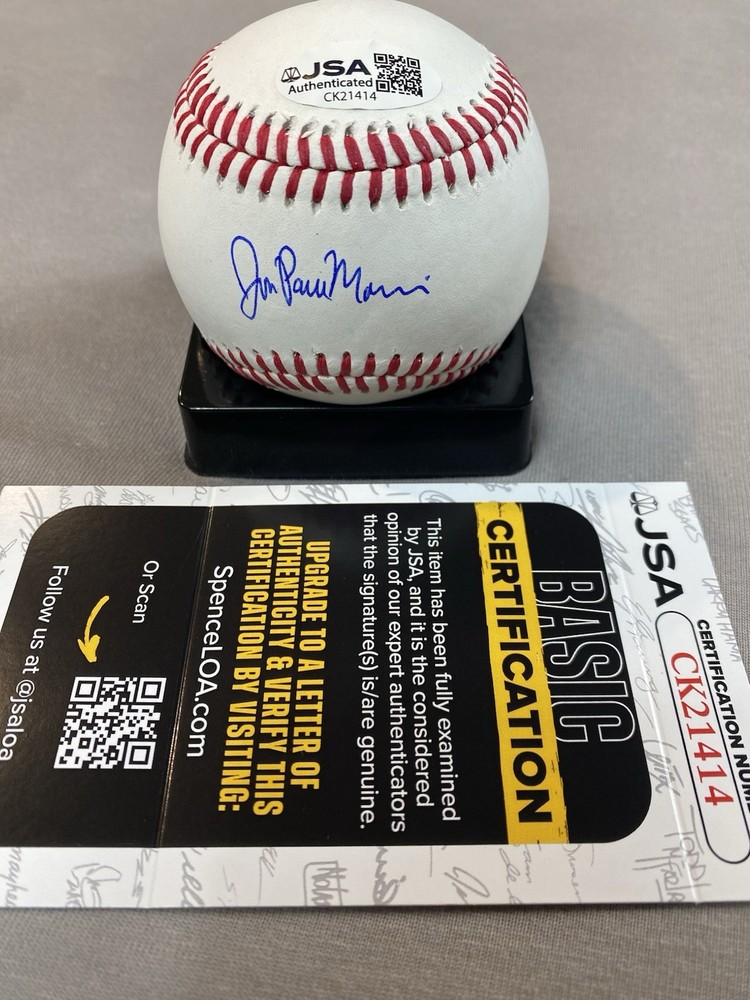 MLB NETWORK- JON PAUL MOROSI AUTOGRAPH ROLB BASEBALL JSA CK21414