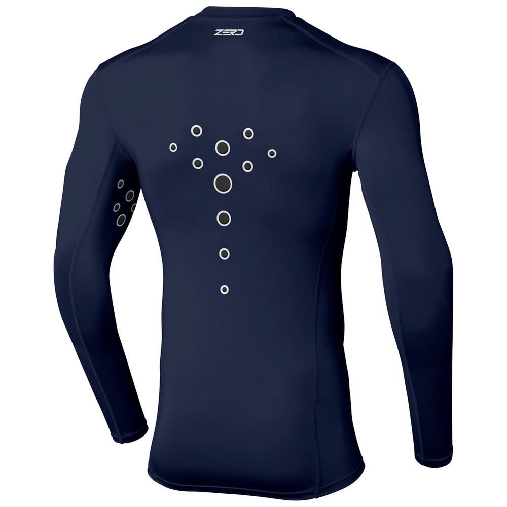Seven Zero Blade Laser Cut Compression Jersey Small Navy