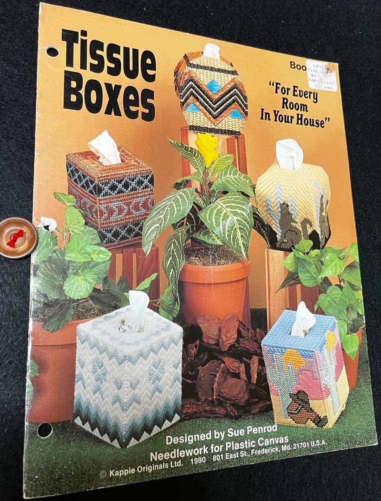 Plastic Canvas - 3 Booklets with Great Patterns - Nice Variety and Condition