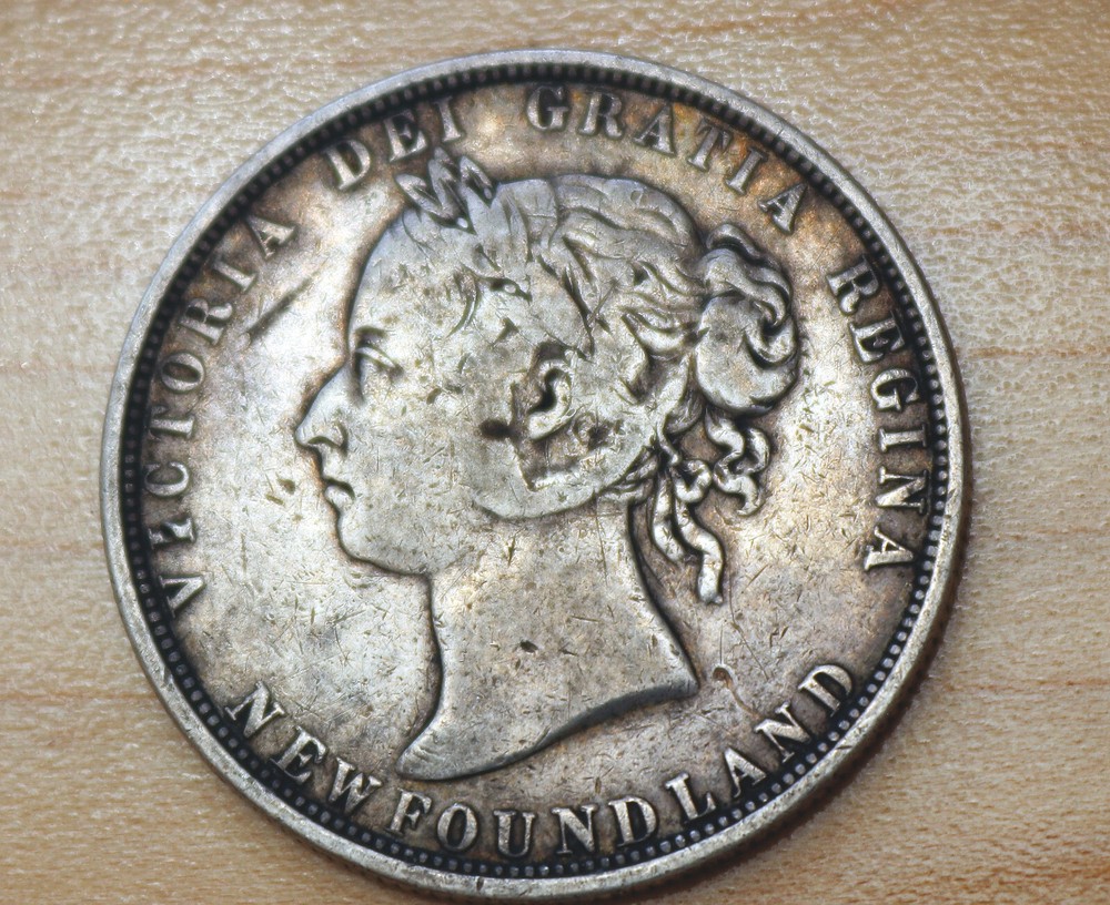 1882 Newfoundland 50 Cents Silver