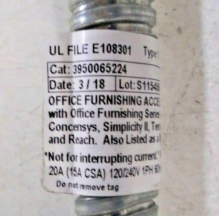 Used FlexConnect Series Pass Through Power Distribution Cable | 3950065224 31.5"