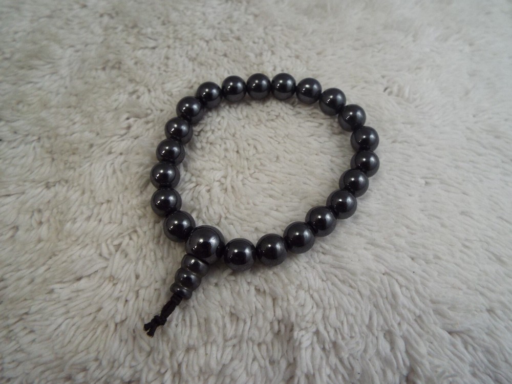 Hematite Bead Stretch Bracelet (C16)