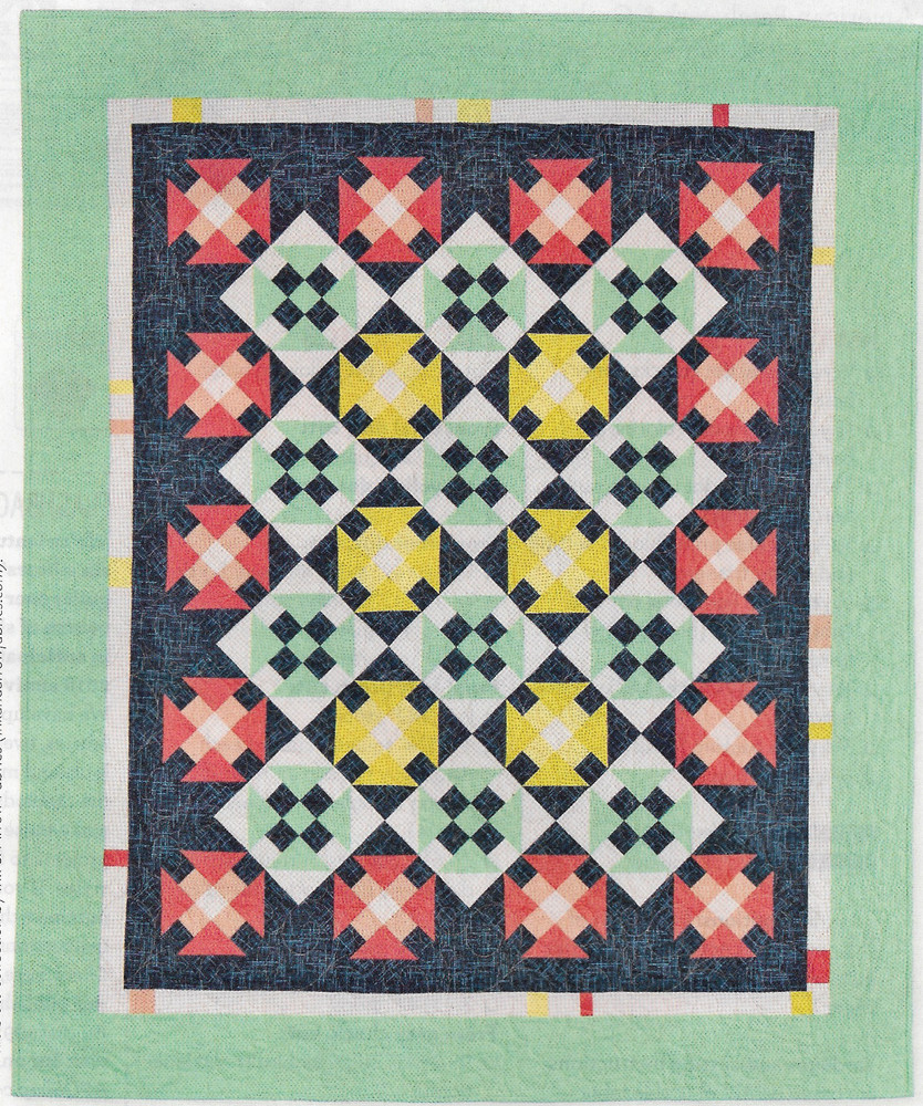 Checkmate Quilt quilting pattern instructions (4 sizes)