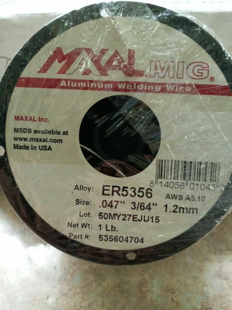 MAXAL/HOBART 3/64" 5356 ON 1# SPOOLS (2 SPOOL LOT)