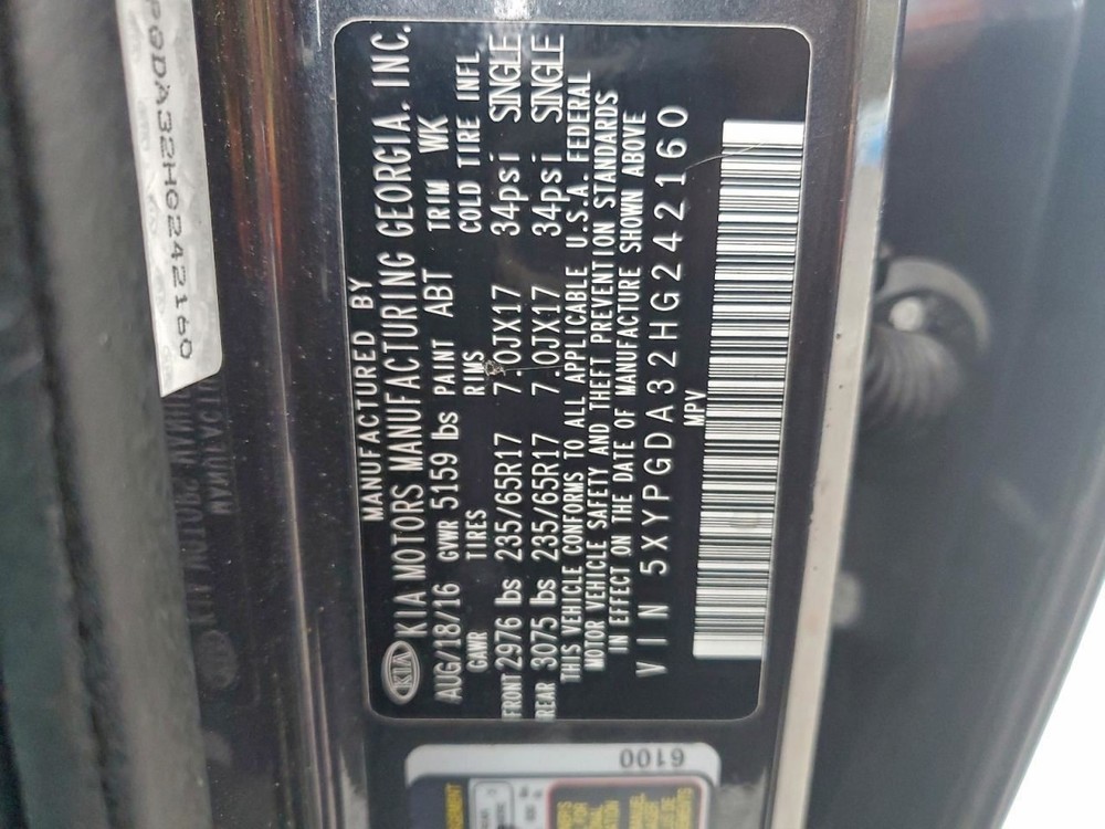 Fuse Box Engine AWD Fits 16-18 SORENTO 4930484