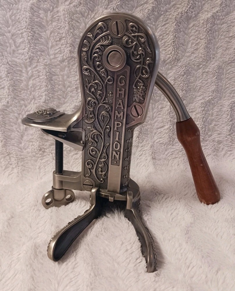 Rogar Champion 1897 Table Top Mount Corkscrew Wine Bottle Opener  - Very Nice