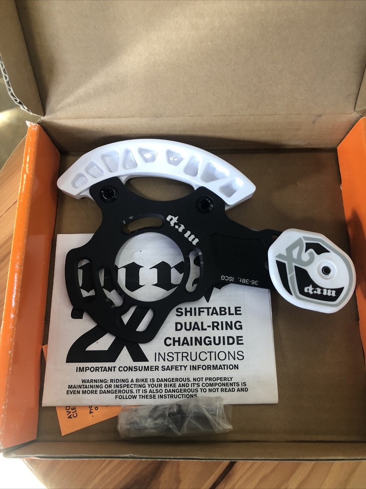 Mrp shiftable dual-ring chain guide