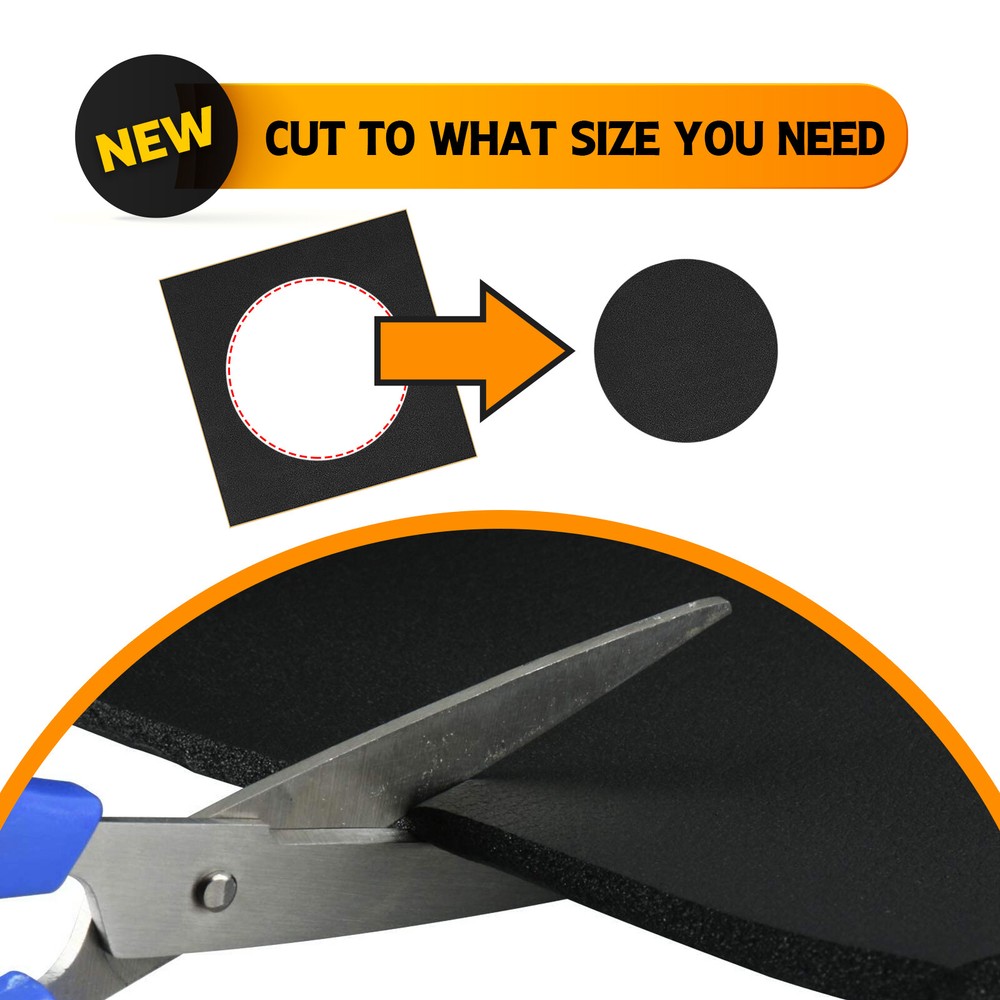 Adhesive Neoprene Rubber Sheet WaterProof Sponge Foam Padding for Craft