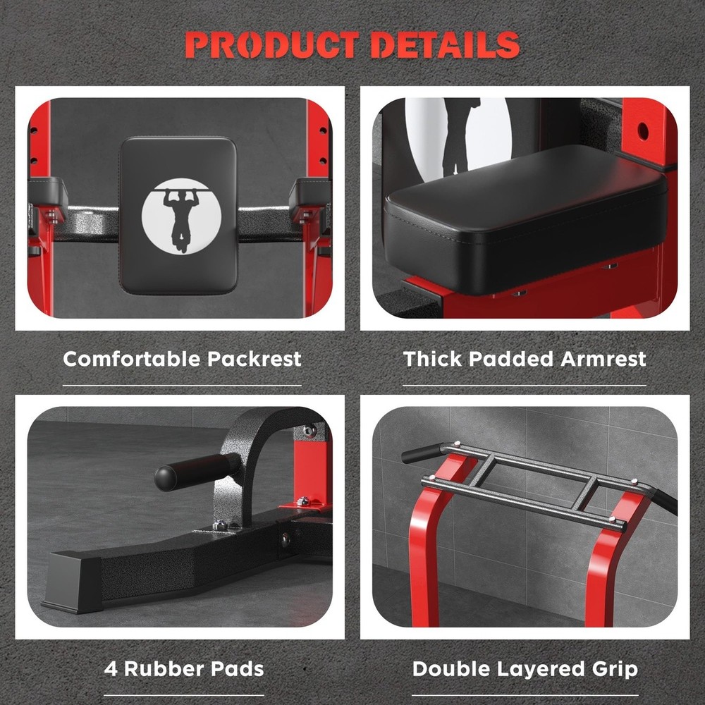 Adjustable Power Tower Pull Up Station for Home Gym