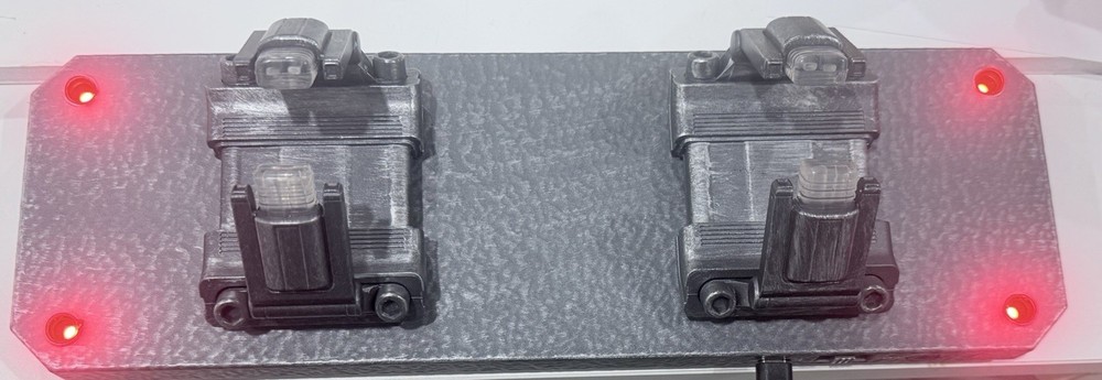 INTERACTIVE LIGHTSABER HILT DISPLAY STAND