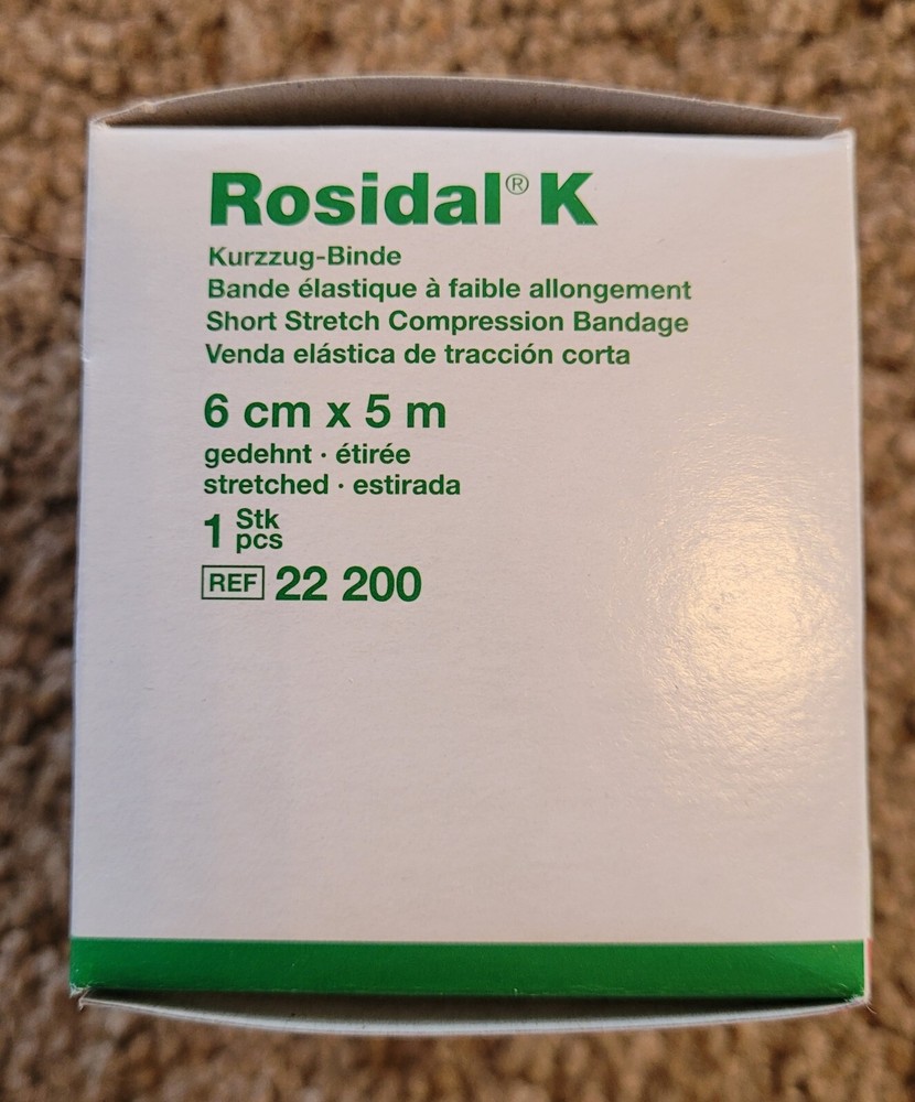 Rosidal K Stretch Elastic Compression Bandage Six Boxes (6 cm x 5 m)