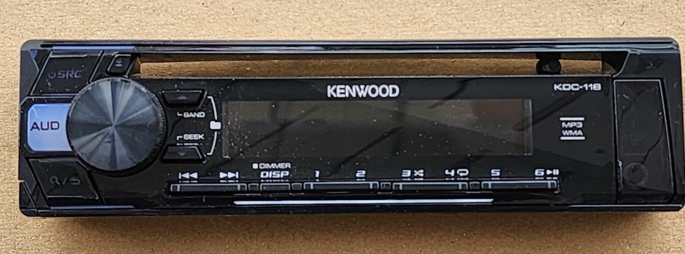 KENWOOD KDC-118 REPLACEMENT FACEPLATE