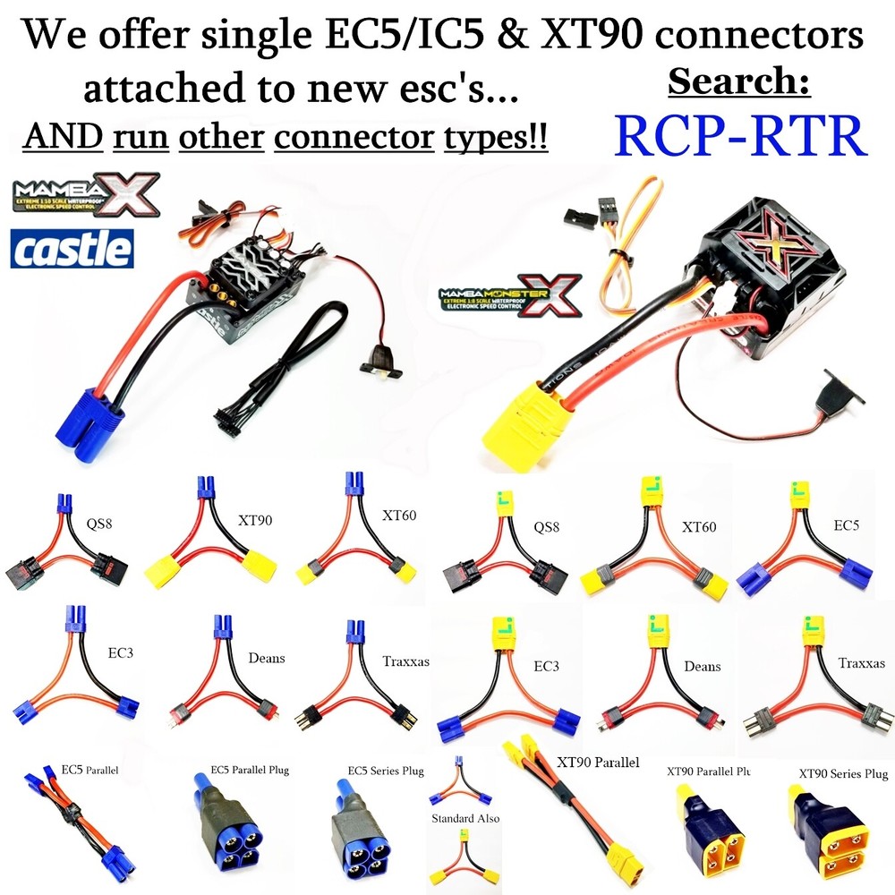 RCP Connectors EC3 CONNECTORS (6 PAIR)