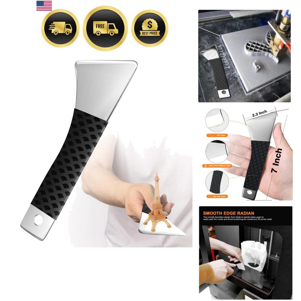 3D Printer Tool Removal Spatula Metal Scraper Model Stripping Accessories