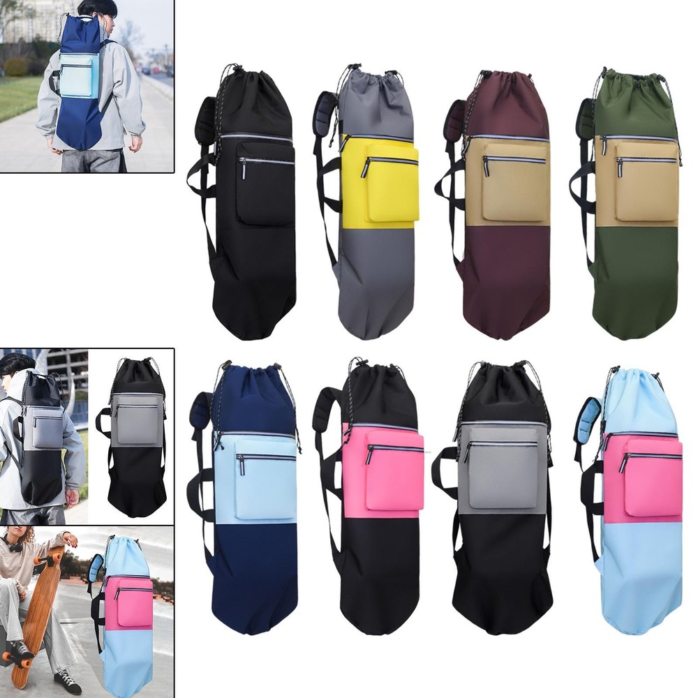Skateboard Backpack Organizer Multifunctional Reflective Large Capacity Handbag