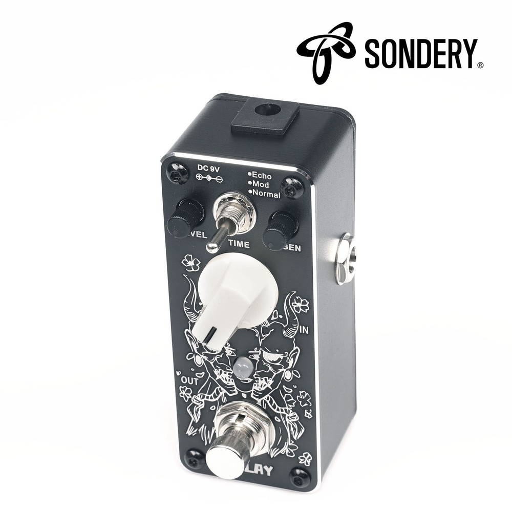 Sondery Digital Delay Pedal with 3 Effects - Echo Modulation and