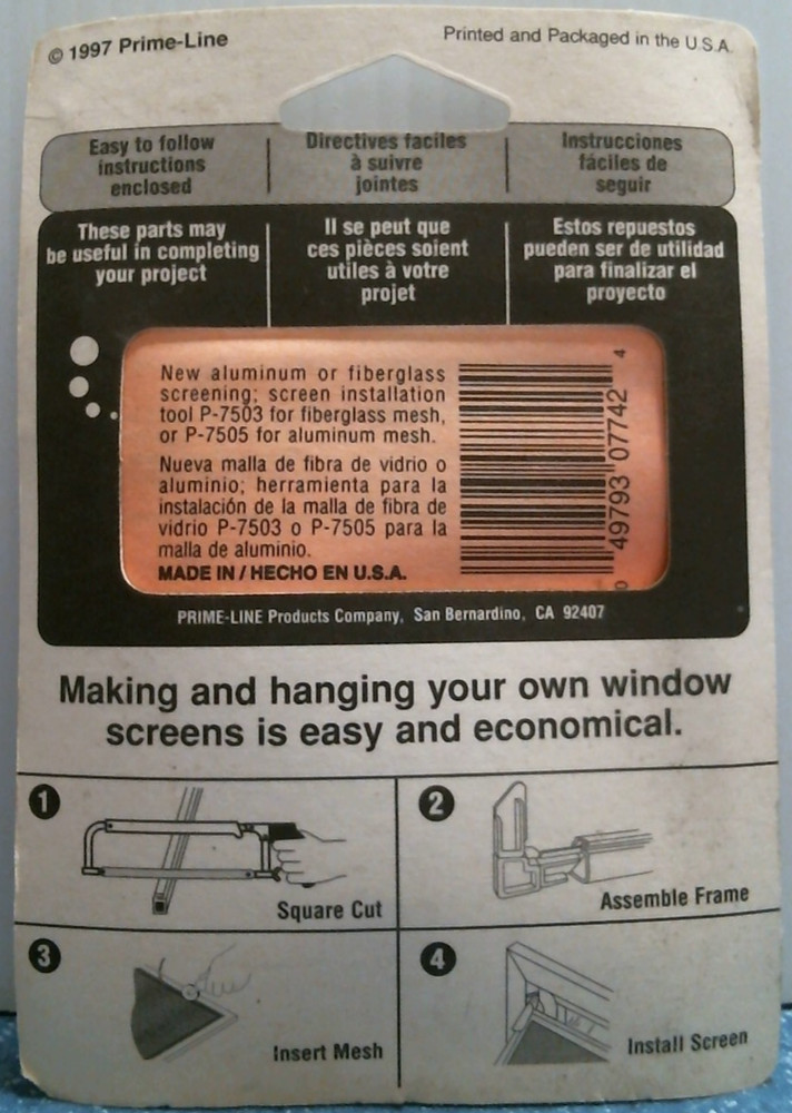 Prime-Line Window Screen Clips (PL-7742) FS