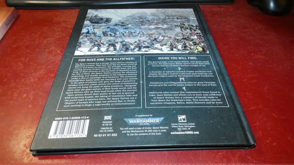 Warhammer 40K: Codex Space Wolves Hardcover: 2020