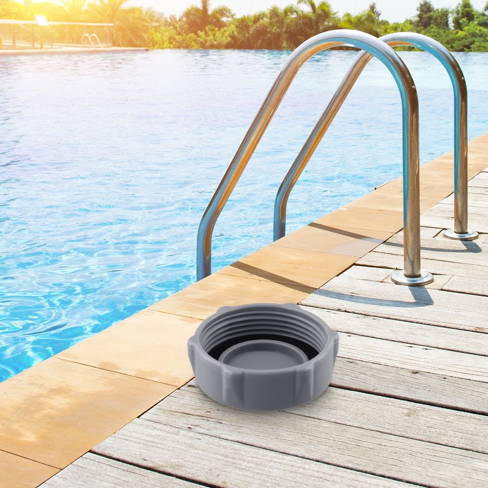 Grey Drain Valve Cap Essential for Pool Owners Long Lasting Performance