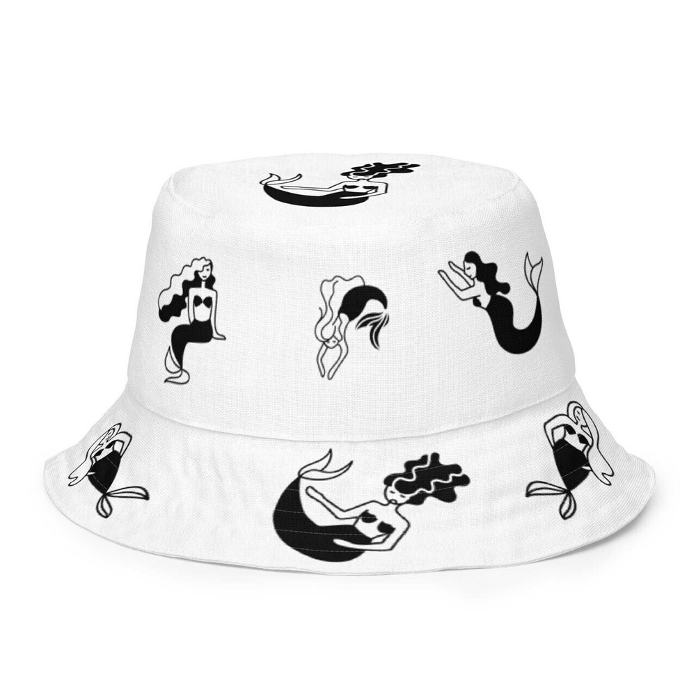 Mermaid Reversible bucket hat