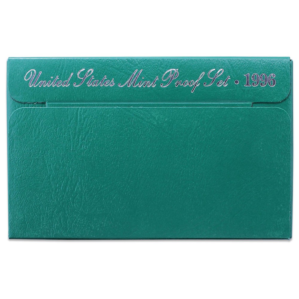 1996 S Proof Set Original Box & COA 5 Coins CN-Clad