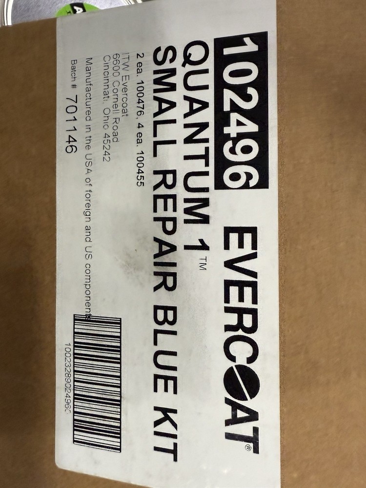 Evercoat quantum one small repair blue kit