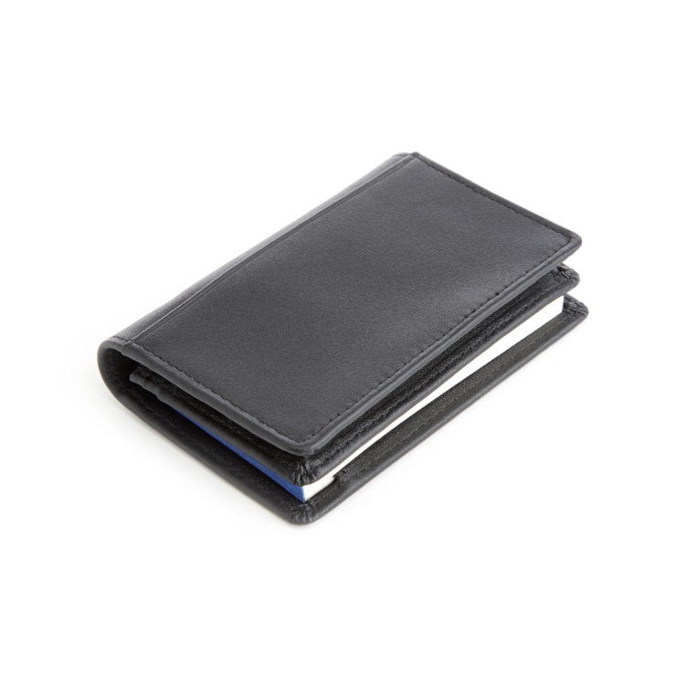 Royce Note Jotter Organizer Wallet, Black