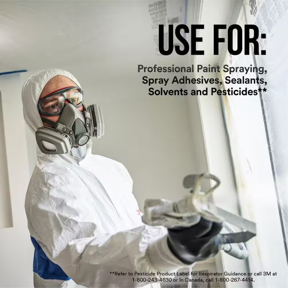 OV P95 Paint Project Reusable Respirator, Size Medium