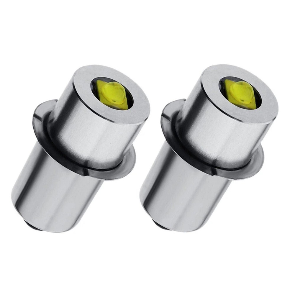 2x P13.5S LED Bulb 3W 6-24V For Maglite C D Cell Flashlight Replacement Light