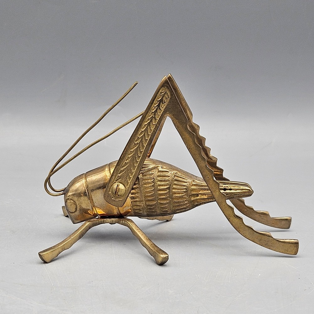 Brass Grasshopper Figurine