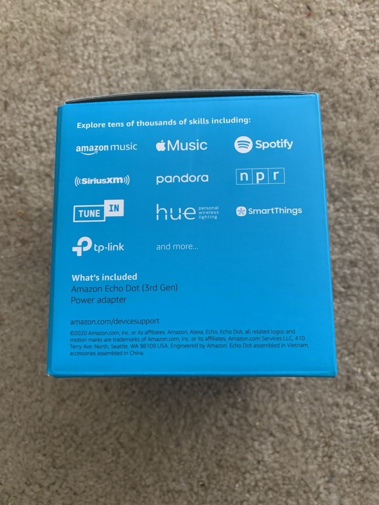 Amazon Alexa Echo Dot 3rd Generation (New In Box)