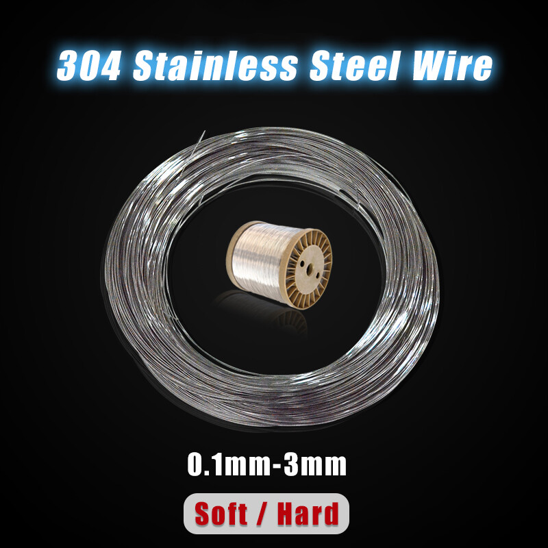 304 Stainless Steel Rustproof Durable Soft And Hard Wire Diameter 0.1mm-3mm