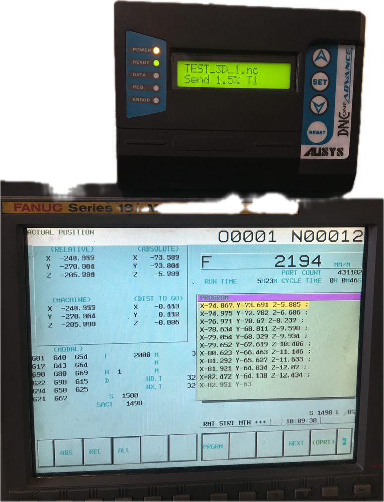 DNC ONE. program transmission device for cnc machine
