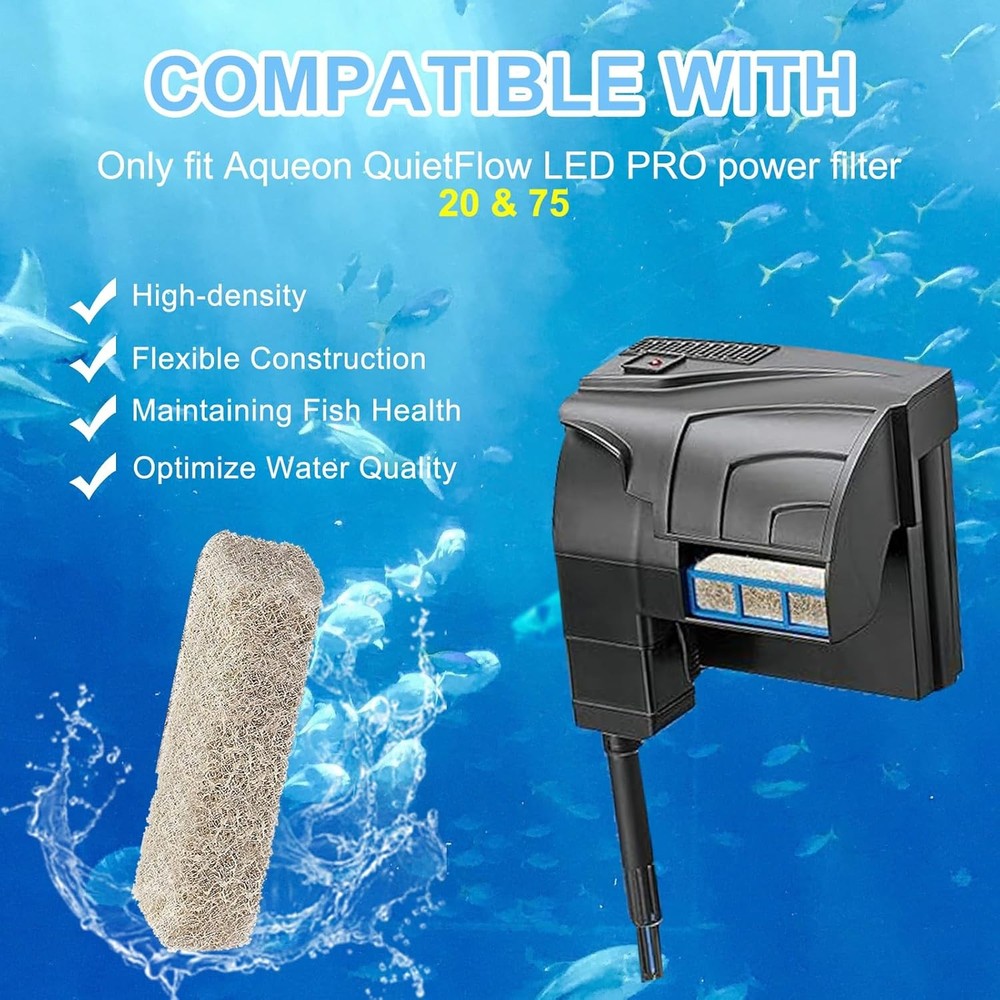 Aqueon Replacement Ammonia Filter Pads 12ct