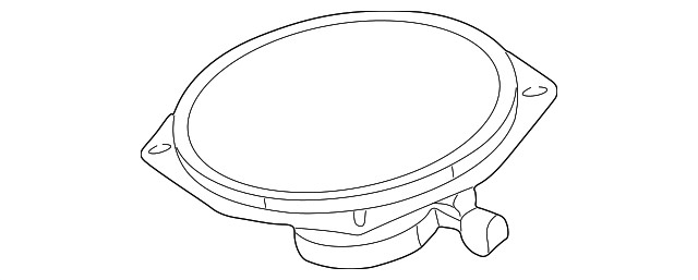 Genuine GM Pkg Tray Speaker 22721236