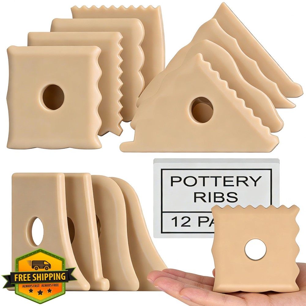 Maiguinzaa Pottery Tools Set 12 Pcs Clay Carving Tools