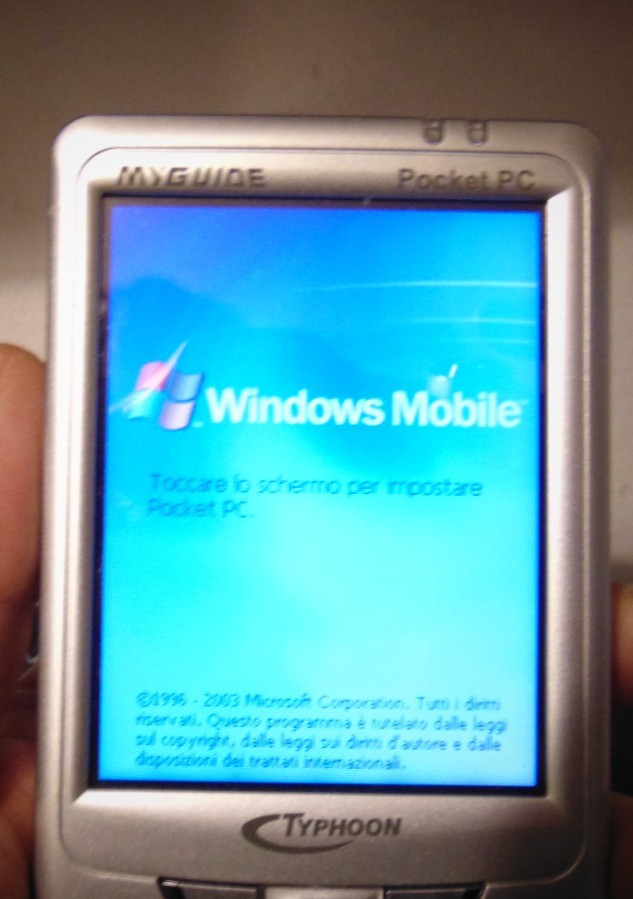 PALMARE - TYPHOON MYGUIDE 3500 - WORKING