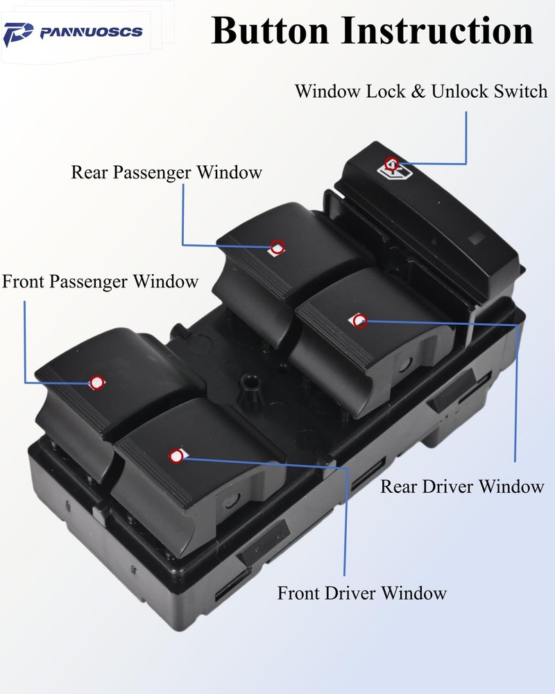 PANNUOSCS Window Switch Driver Side 20945129 Compatible with 2007-2013 Chevy...