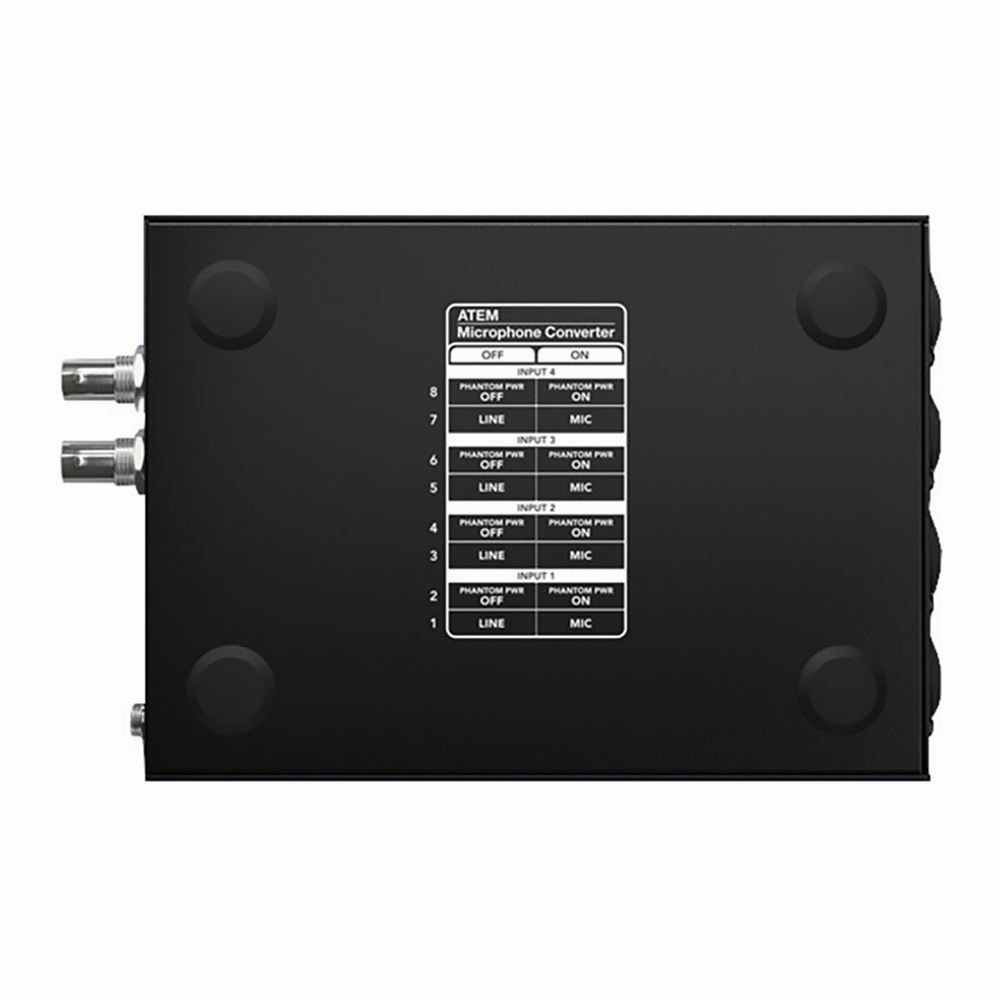 Blackmagic Design ATEM Microphone Converter 4 XLR HDMI SDI USB De-embedder